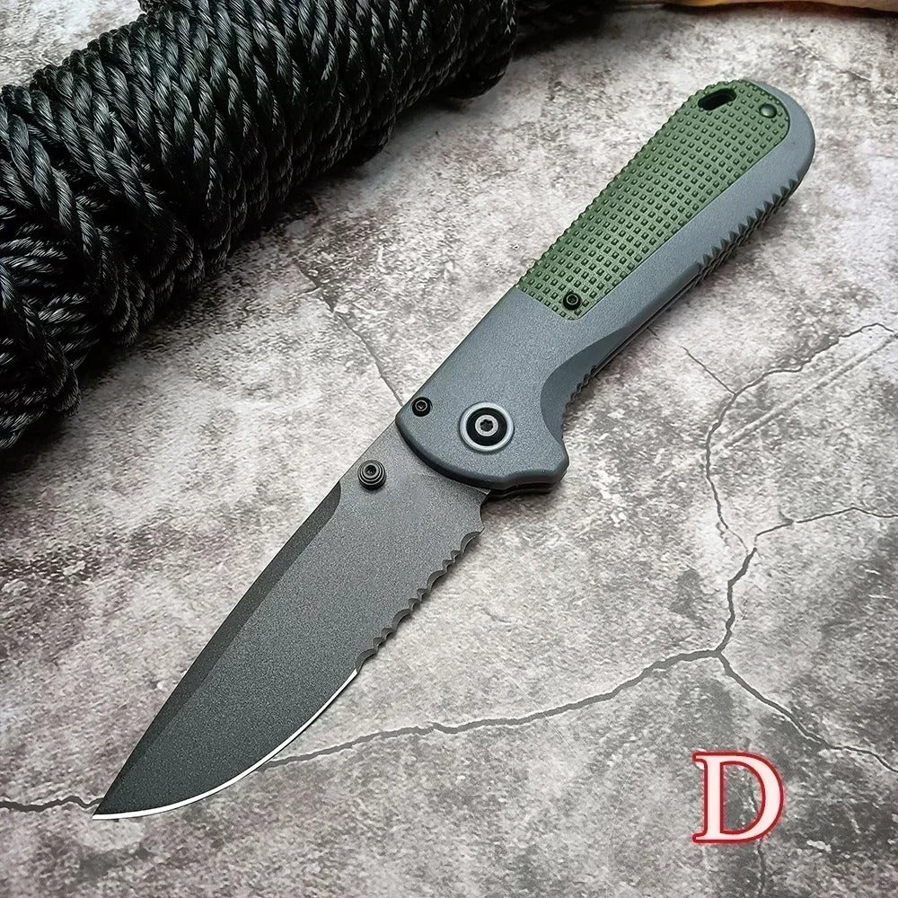 Tactical Folding Knife Sharp D2 Blade Nylon Fiberglass Handle Outdoor Jungle Survival Essential Tool