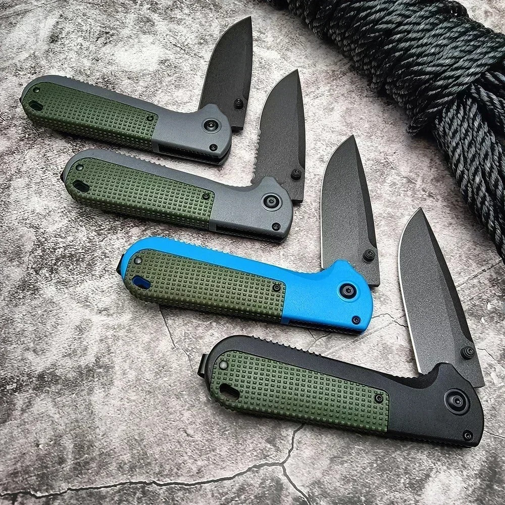 Tactical Folding Knife Sharp D2 Blade Nylon Fiberglass Handle Outdoor Jungle Survival Essential Tool