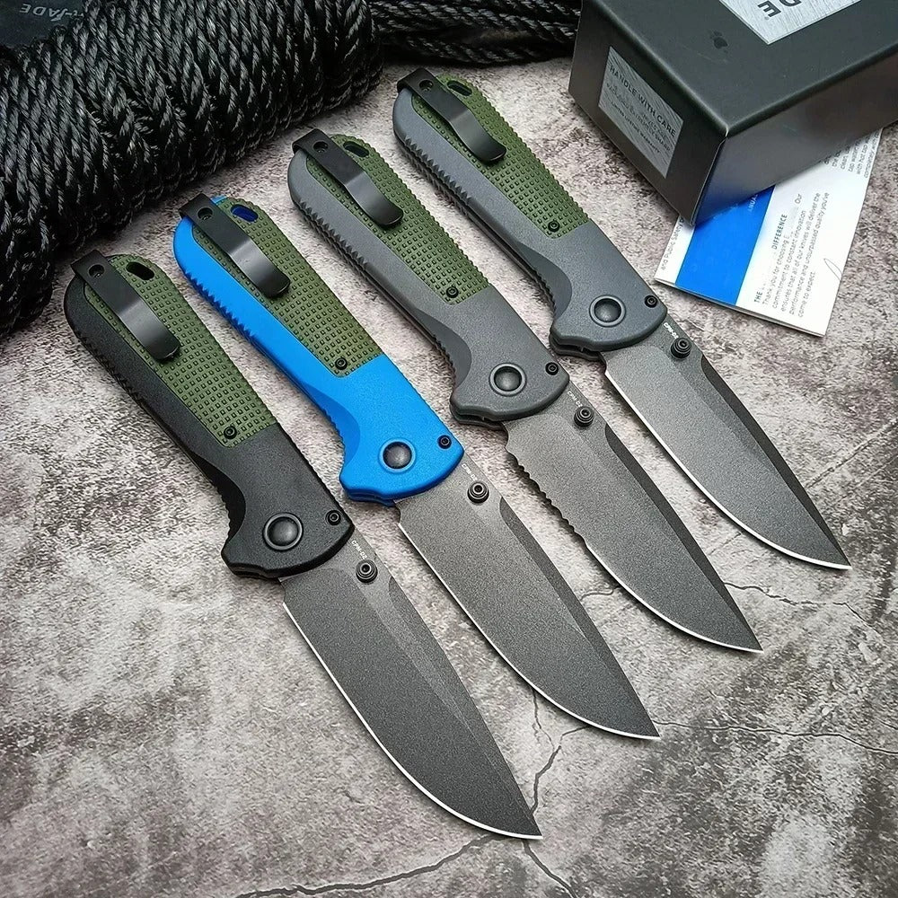 Tactical Folding Knife Sharp D2 Blade Nylon Fiberglass Handle Outdoor Jungle Survival Essential Tool