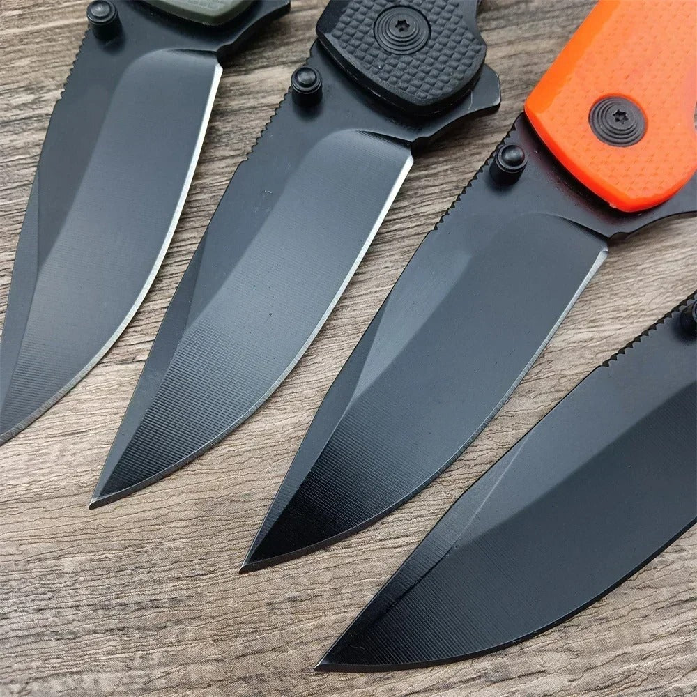 Everyday Carry Pocket Folding Knife D2 Blade Lightweight Small Folding Knife Nylon Fiber Handle Outdoor Camping Survival Tool