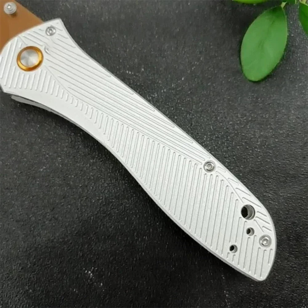 Tactical Folding Knife Survival Knife Sharp D2 Blade Durable Aluminum Handle Daily Portable Outdoor Hunting Tool Gift