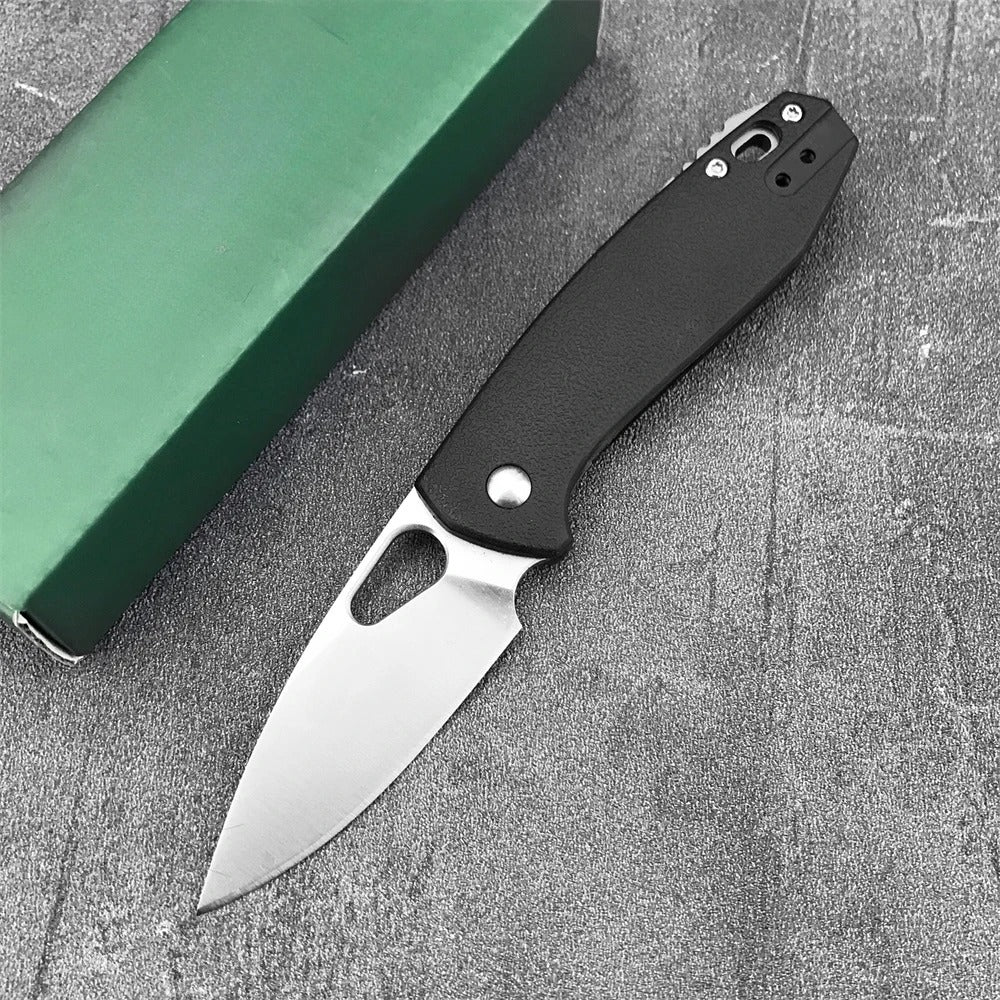 Small Pocket Folding Knife Carrying Knife High Hardness 8Cr13Mov Blade G10 Handle EDC Outdoor Hiking Rescue Practical Tools