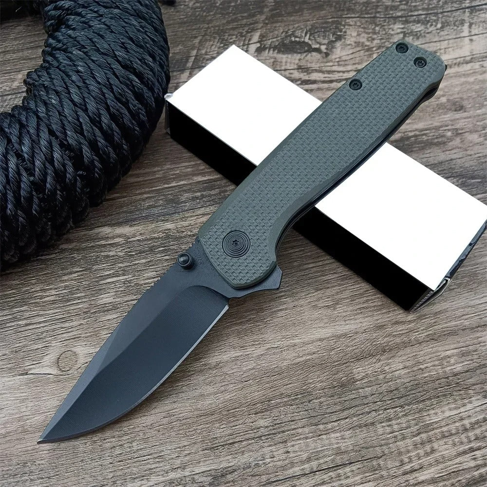 Everyday Carry Pocket Folding Knife D2 Blade Lightweight Small Folding Knife Nylon Fiber Handle Outdoor Camping Survival Tool