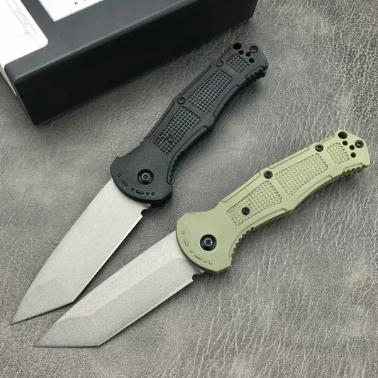 Tactical Folding Knife Sharp D2 Blade Nylon Fiber Handle EDC Camping Hiking Survival Knife Outdoor Essential Tool