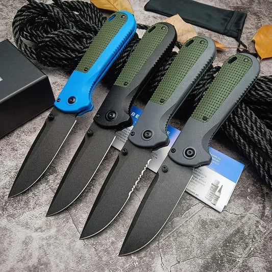 Tactical Folding Knife Sharp D2 Blade Nylon Fiberglass Handle Outdoor Jungle Survival Essential Tool