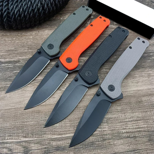 Everyday Carry Pocket Folding Knife D2 Blade Lightweight Small Folding Knife Nylon Fiber Handle Outdoor Camping Survival Tool