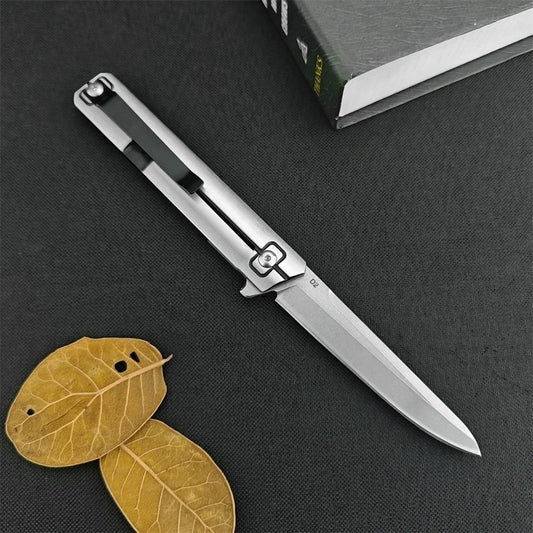 All-steel Ball Bearing Pocket Knife Lightweight Carry Folding Knife 8Cr13Mov Blade EDC Multi-function Outdoor  Tactical Knife